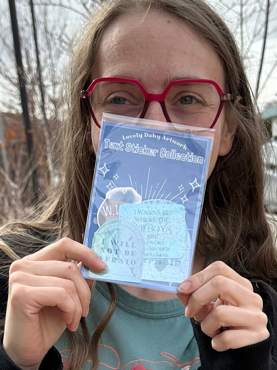 Text Based Stickers Multipack