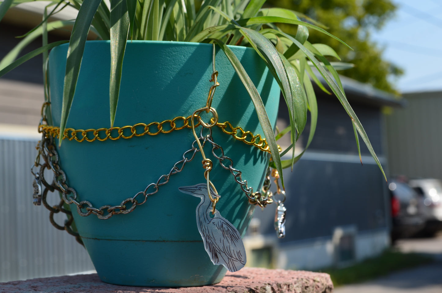 Mashup Critters Pretty Plants Chain | Upcycled Plant Charm