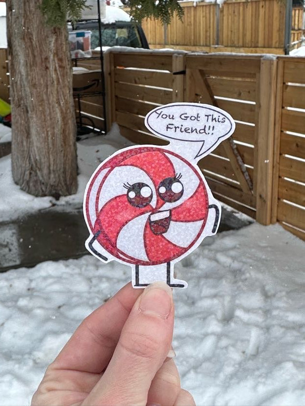 Starlight Red EncourageMINT Vinyl Sticker