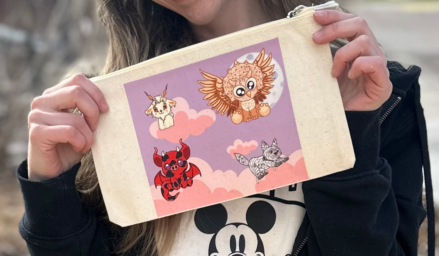 Original Critters on Cloud Nine Makeup/Pencil Bags