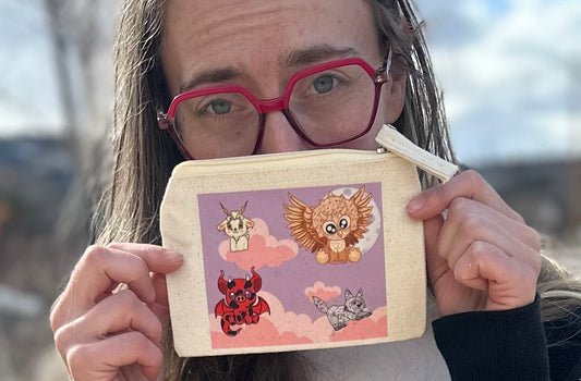Original Critters on Cloud Nine Makeup/Pencil Bags
