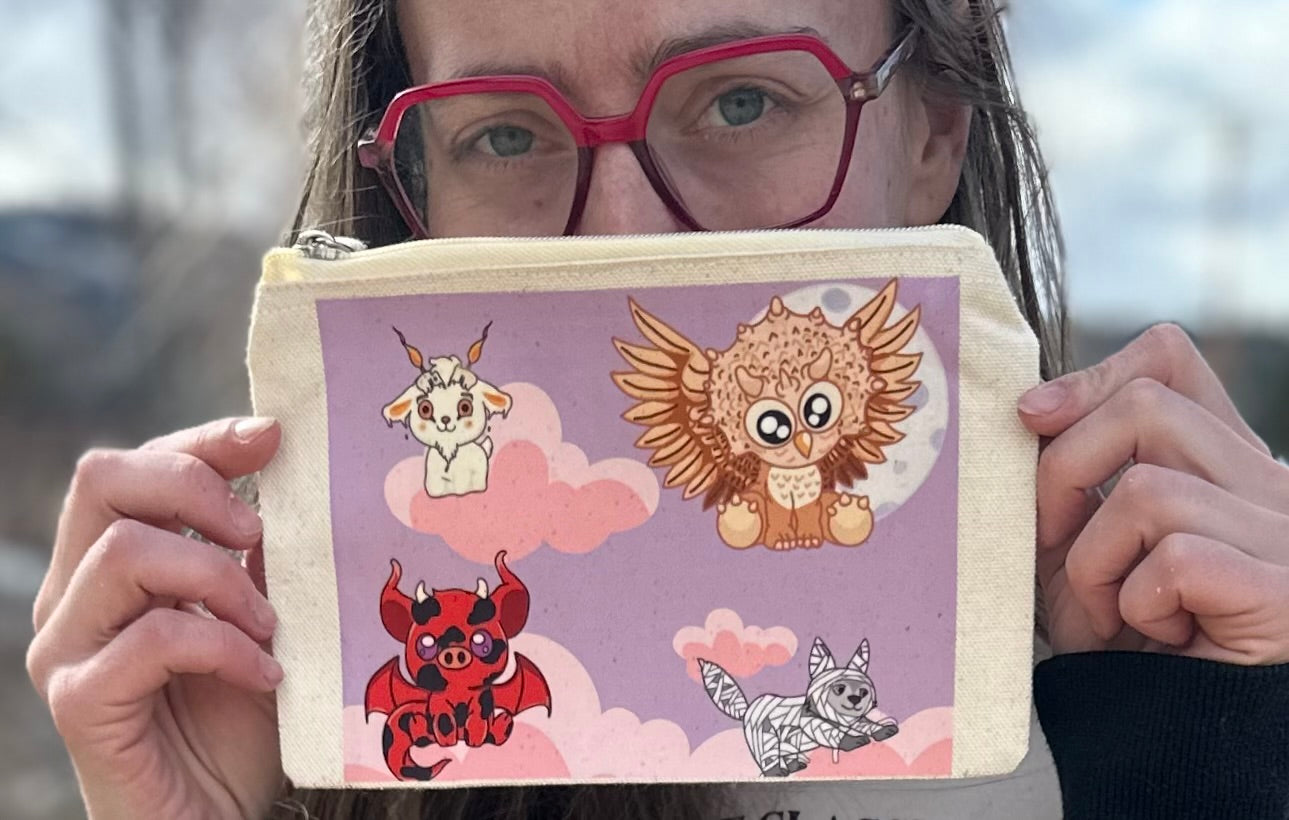 Original Critters on Cloud Nine Makeup/Pencil Bags