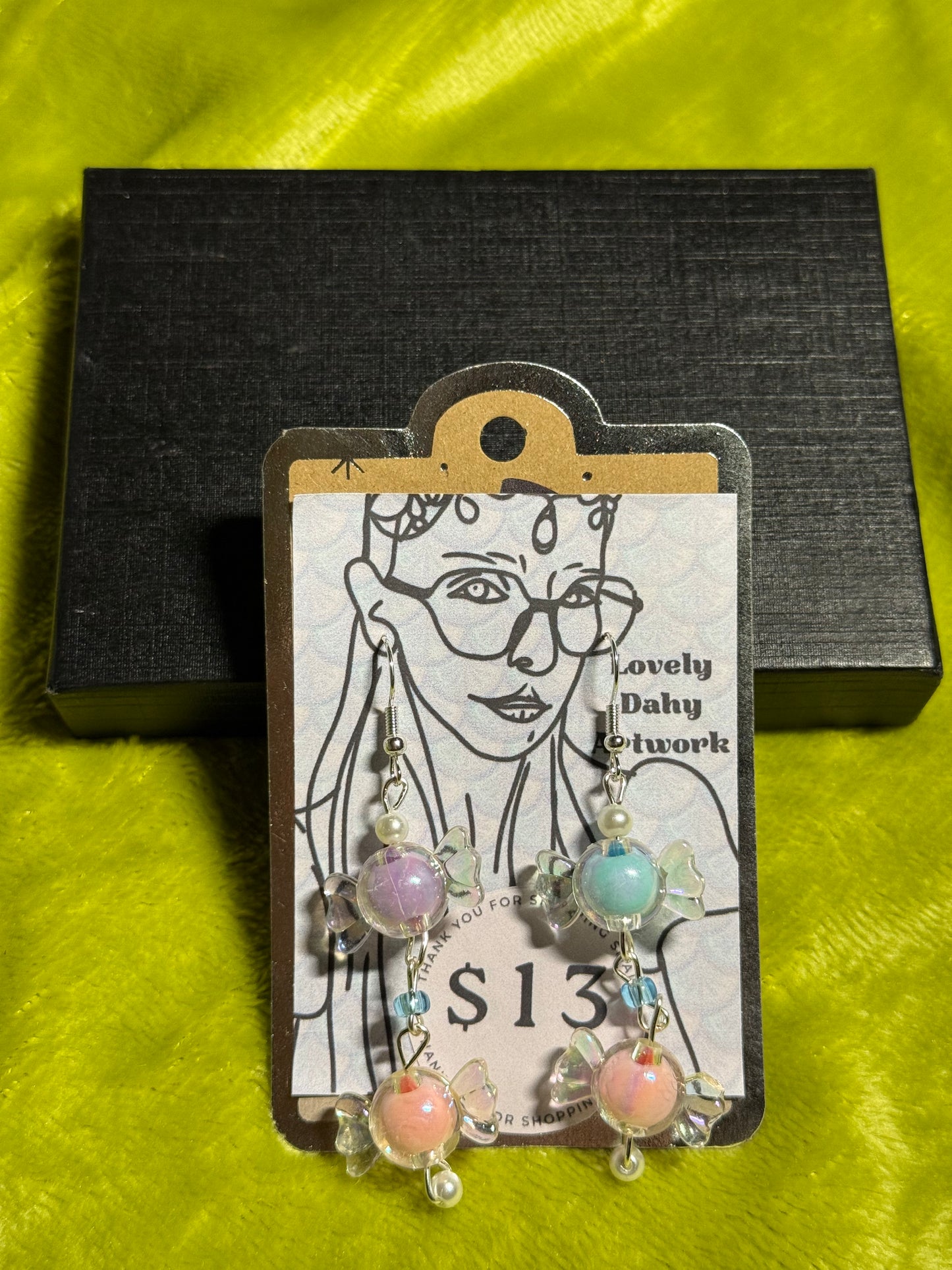 Mismatched Candy Pop Earrings — 2.5” Dangle