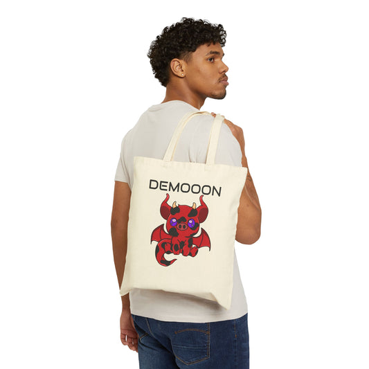 DeMOOON LDA Design Cotton Canvas Tote Bag