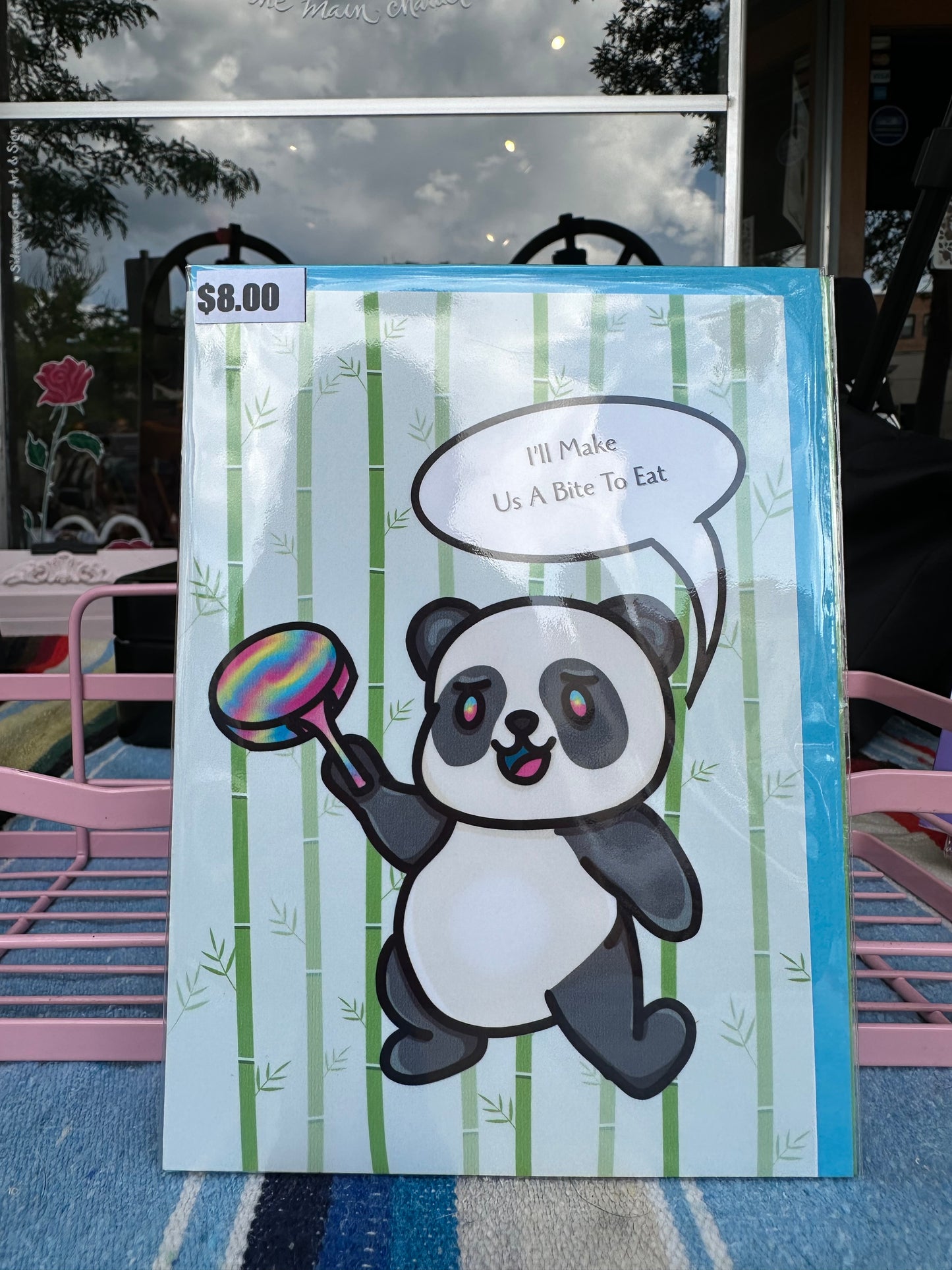 Pansexual Panda Greeting Card