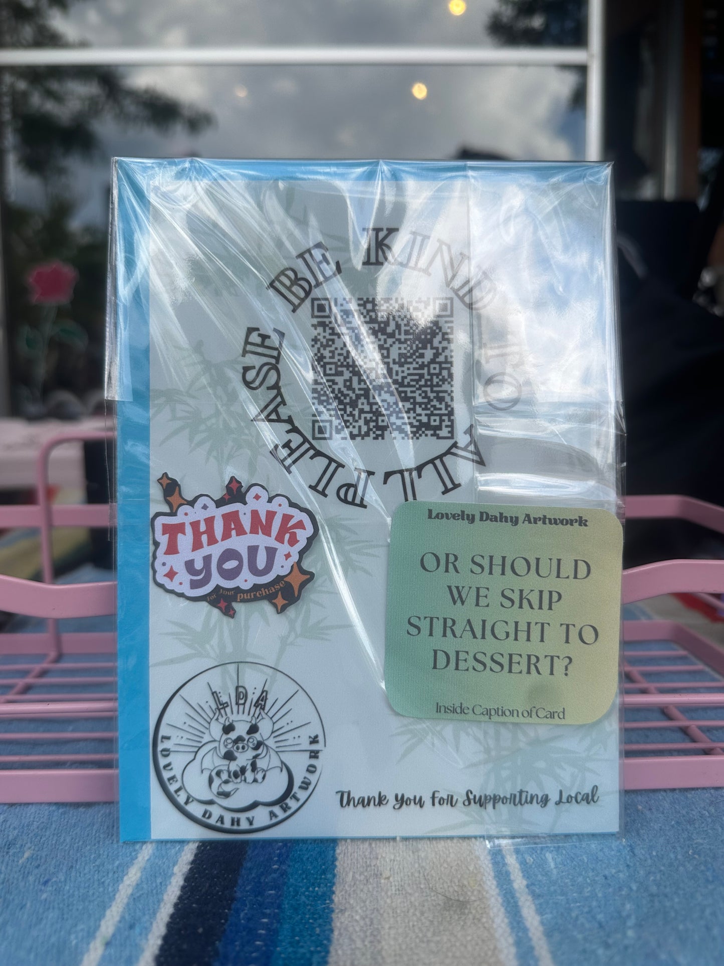 Pansexual Panda Greeting Card