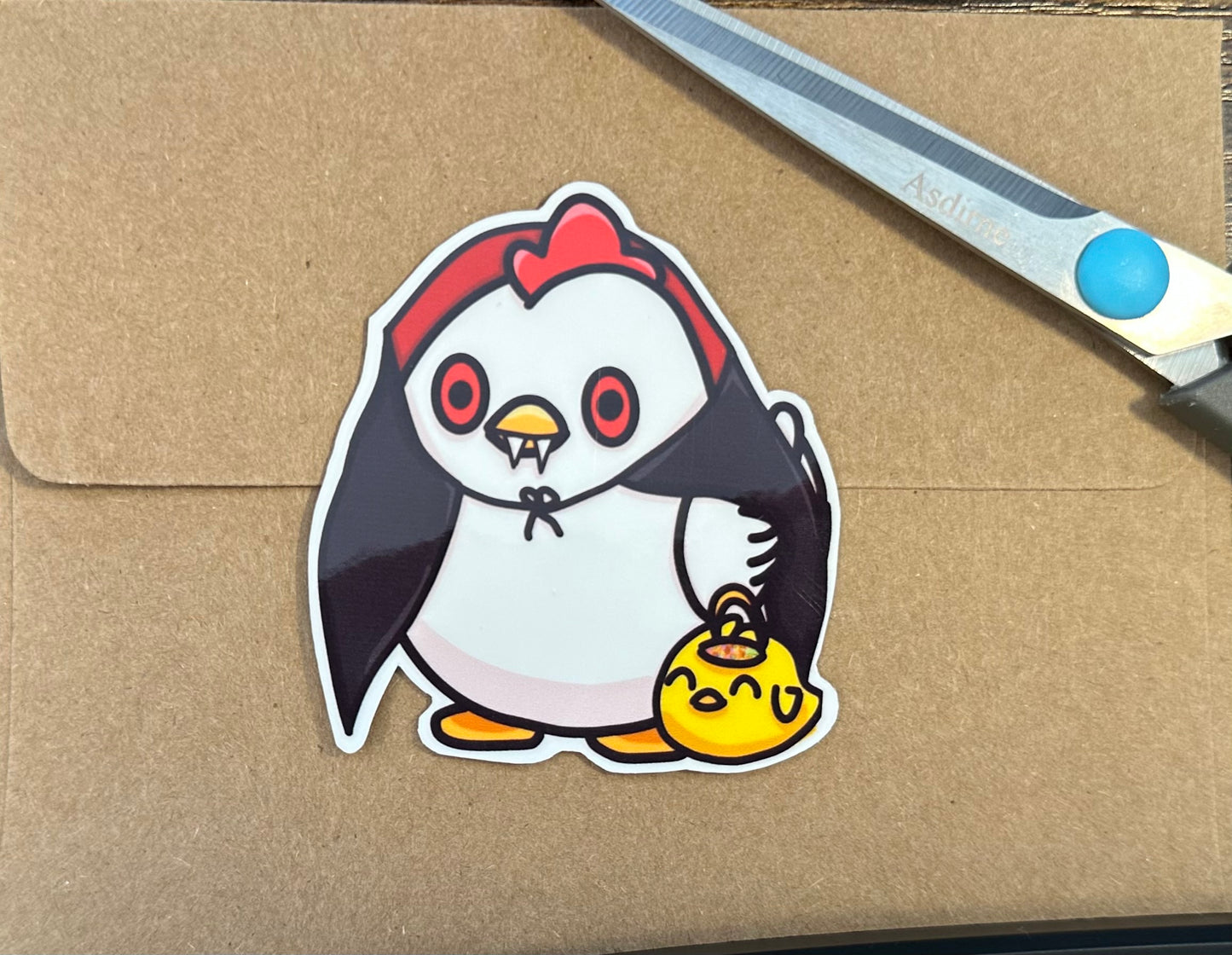 Count Cluckula Vinyl Sticker