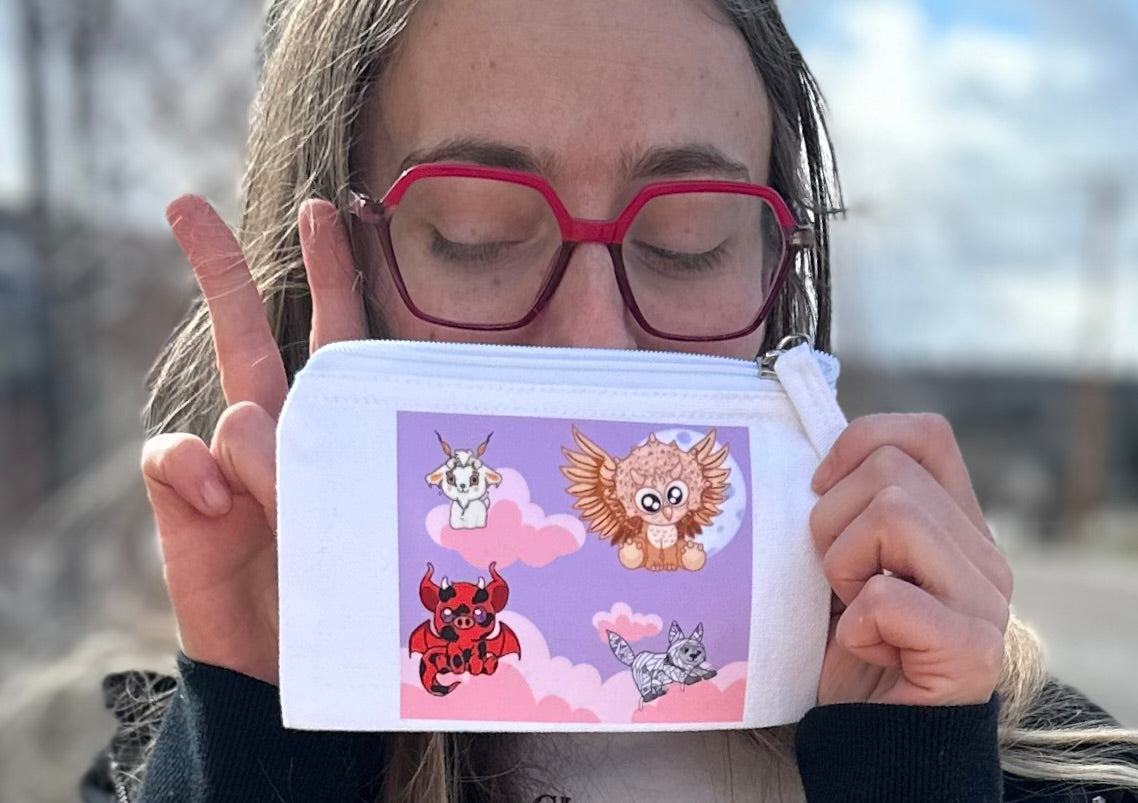 Original Critters on Cloud Nine Makeup/Pencil Bags