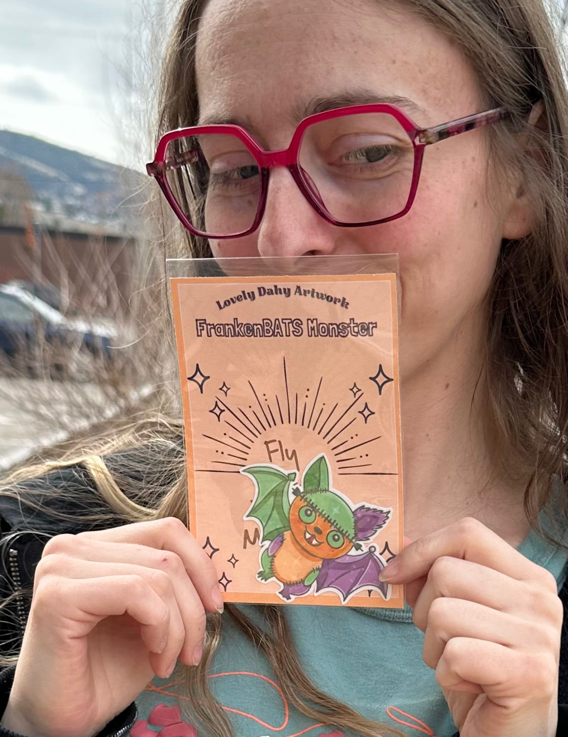 FrankenBATS Monster Vinyl Sticker