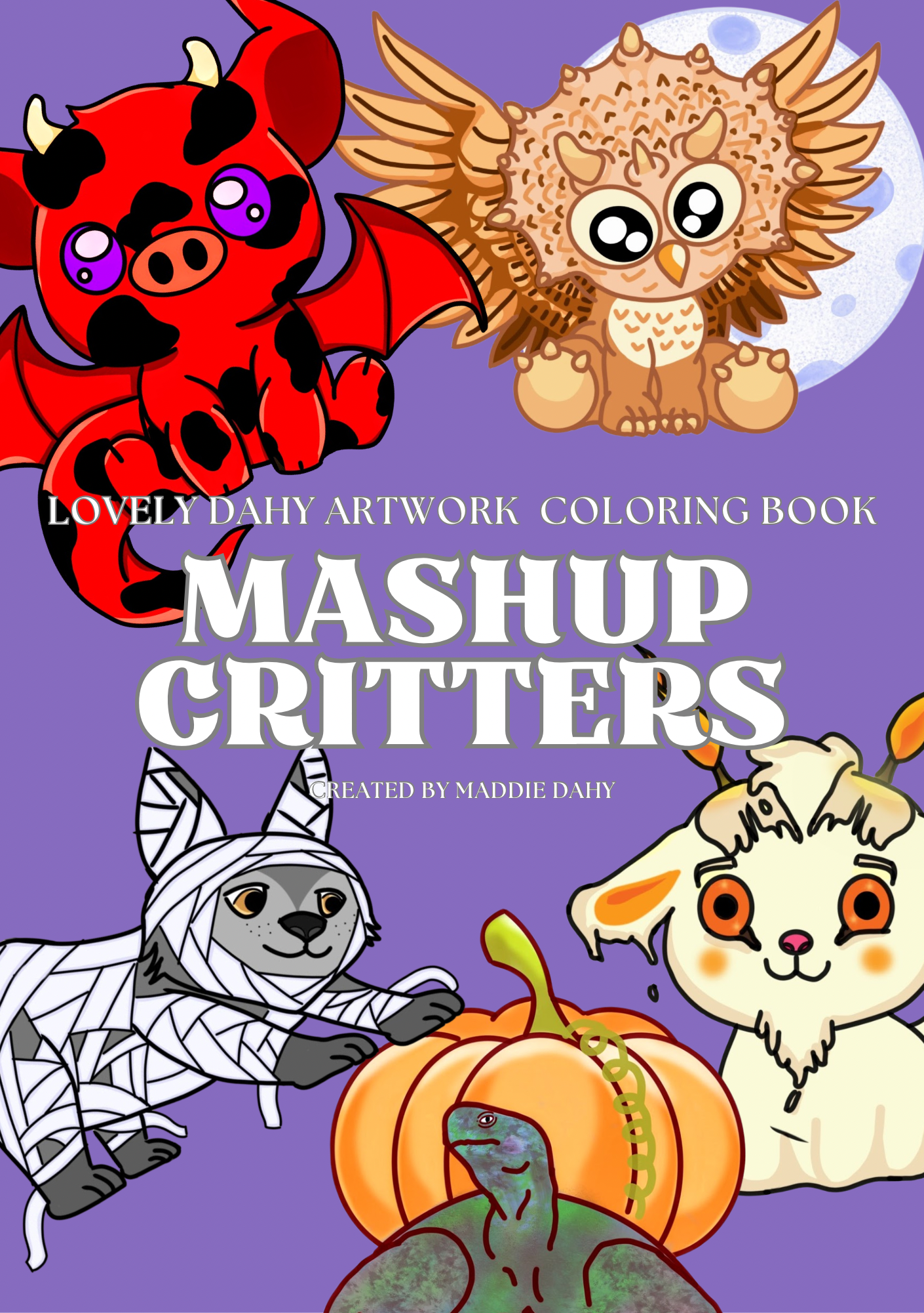 Mashup Critter Coloring Book