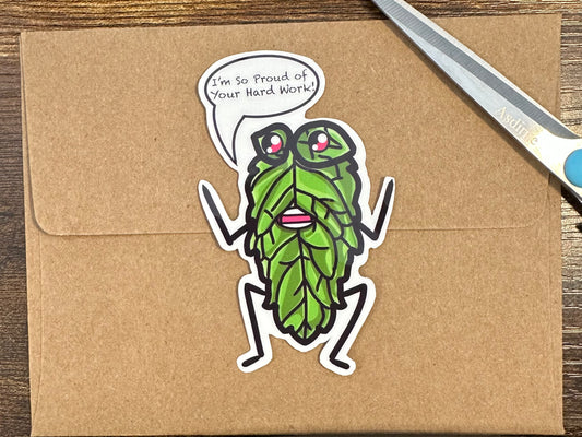 Spearmint EncourageMINT 2.25"x3.5" Vinyl Sticker