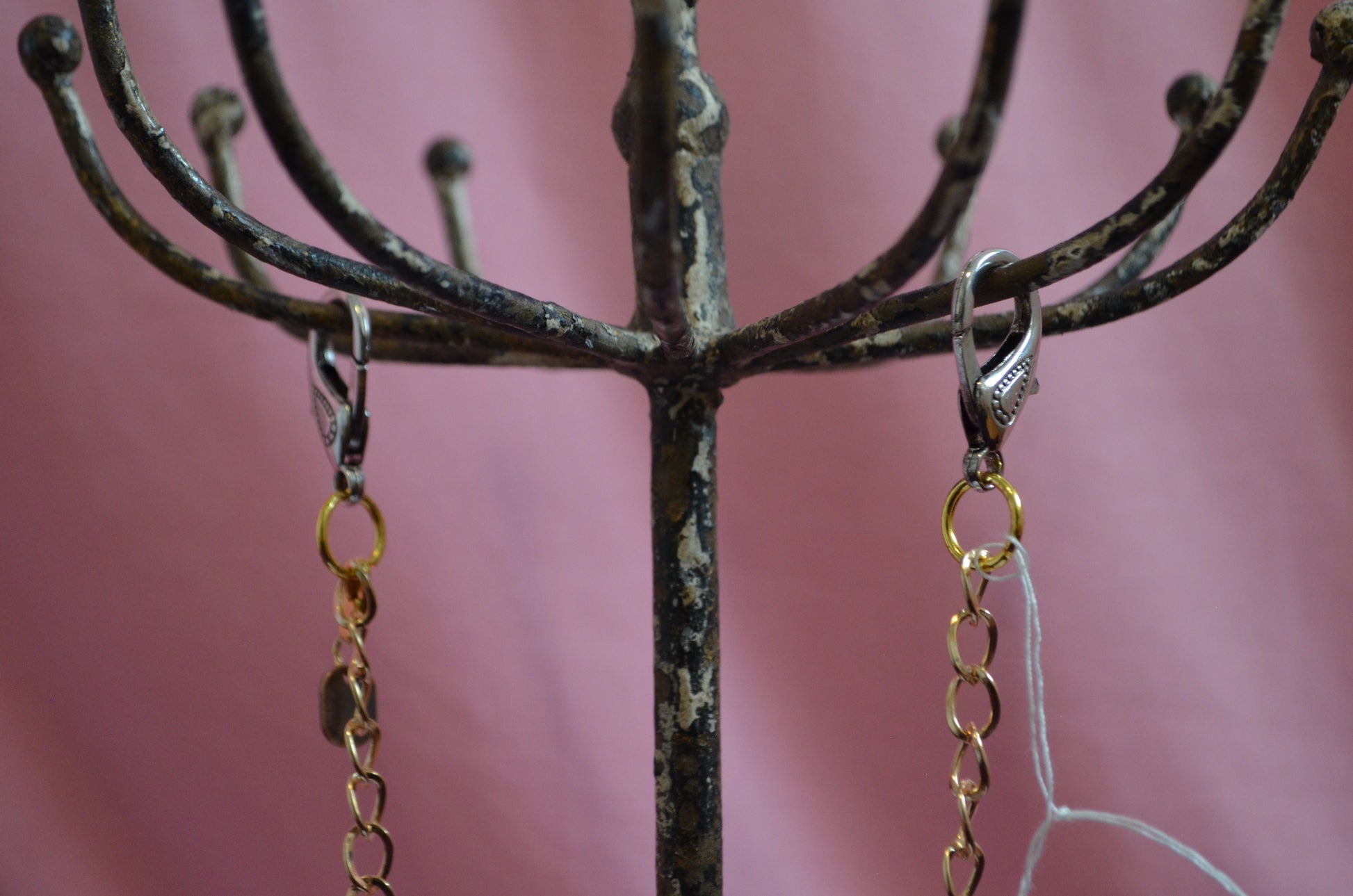 Paisley Clasp 15" Gold Bag Chain