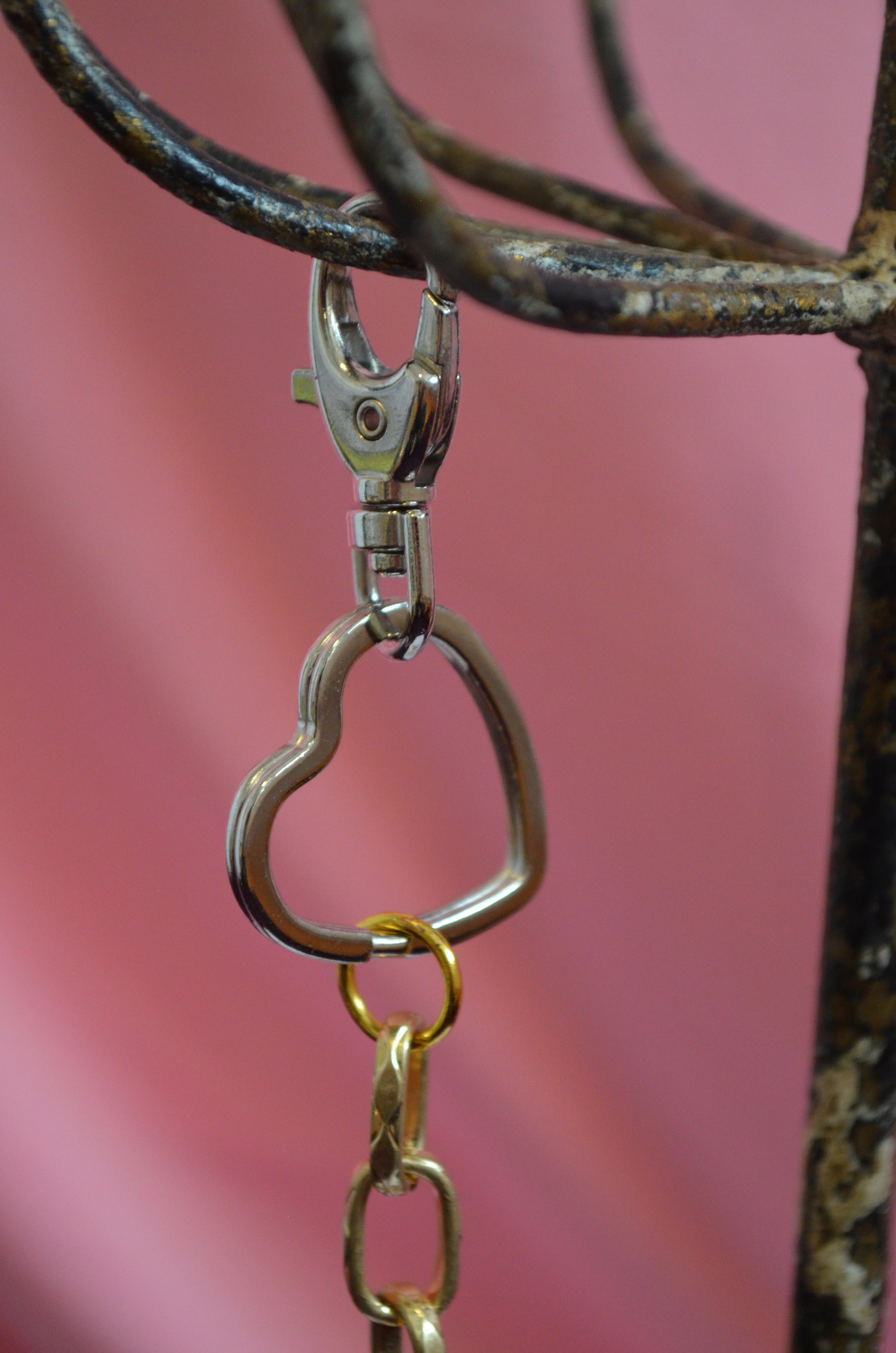 Silver Clasp 16" Gold Bag Chain