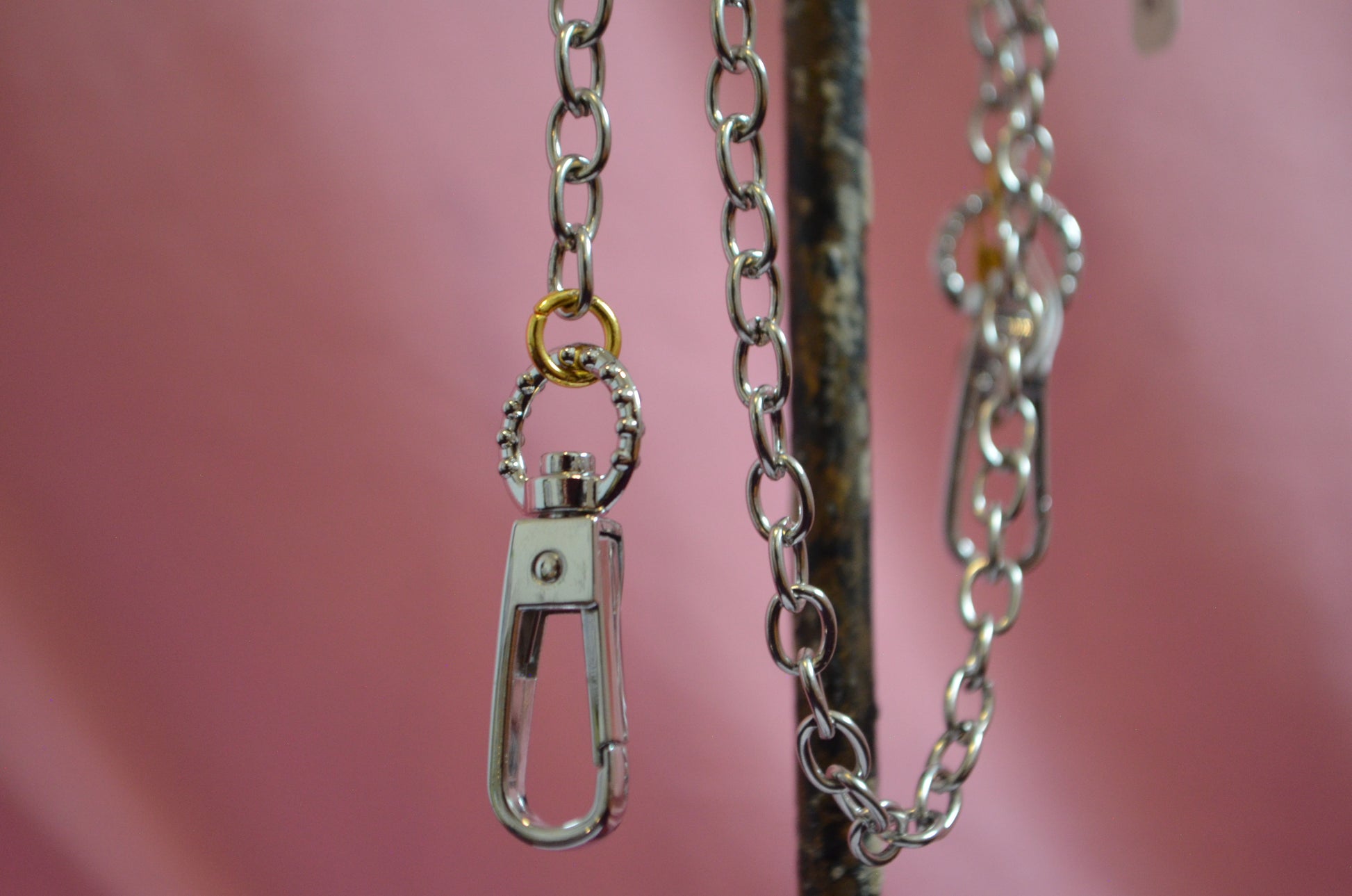Silver Clasp 15" Silver Bag Chain